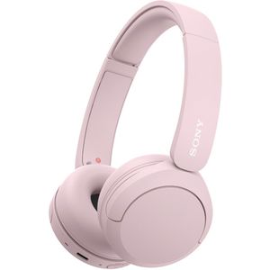Sony WH-CH520 Draadloze on-ear Bluetooth-koptelefoon, Geluid van hoge kwaliteit, Lichtgewicht ontwerp, Batterijduur tot 50 uur, Snel opladen, EQ, Heldere gesprekskwaliteit, iOS & Android - Roze