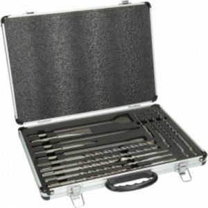 Hikoki - Accessoires SDS-Plus Boor En Beitelset - 17-Stuks - Aluminium Koffer