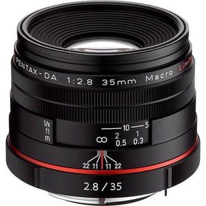 Pentax - 35mm Macro F2.8 Limited - Zwart - Aluminium - HD DA