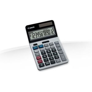 Canon KS-1220TSG, Desktop, 12 Ziffern, 1 Zeilen, Display klappbar, Batterie/Solar, Schwarz, Blau, Rot, Silber