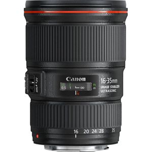 Canon - EF 16-35mm f/4L IS USM - Camera Lens - Zwart - Stof- en Vochtbestendig