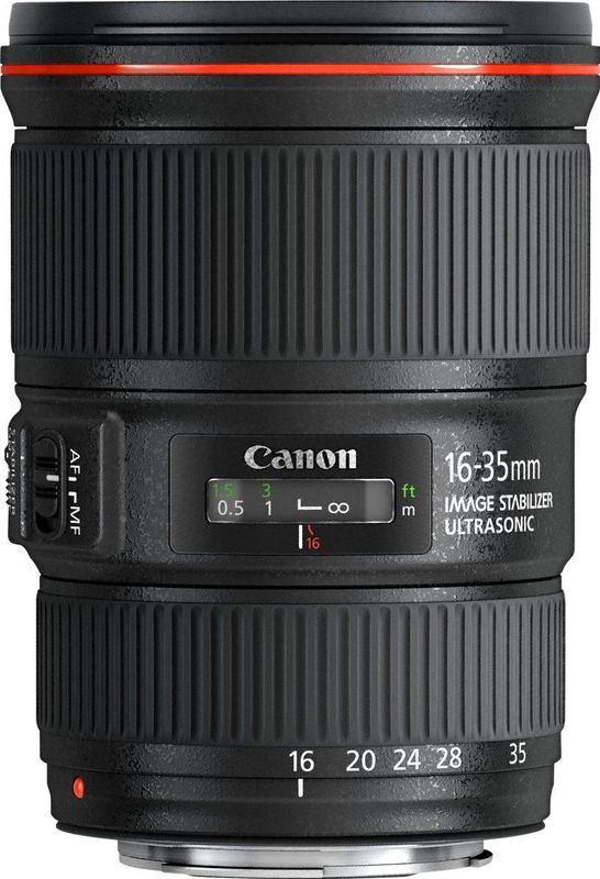 Canon - EF 16-35mm f/4L IS USM - Camera Lens - Zwart - Stof- en Vochtbestendig