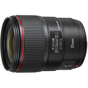 Canon EF 35mm F1.4L II USM Groothoeklens, spiegelreflexcamera voor EOS (vaste brandpuntsafstand, 72 mm filterdraad, autofocus), zwart