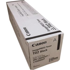 Canon - T02 - Toner - Zwart - Origineel - Geschikt voor ImagePRESS C8000 en C10000