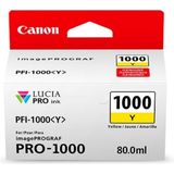 Canon - PFI-1000Y - Inktcartridge - Geel - 80 ml