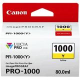 Canon - PFI-1000Y - Inktcartridge - Geel - 80 ml