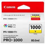Canon - PFI-1000Y - Inktcartridge - Geel - 80 ml