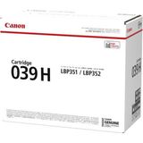 Canon 039 H - Mit hoher Kapazität - Schwarz - original - Tonerpatrone - für imageCLASS LBP351dn, LBP351x, LBP352dn, LBP352x; i-SENSYS LBP351x, LBP352x; Satera LBP351i