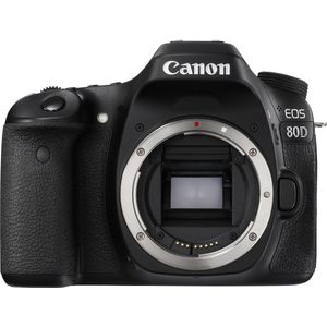 Canon - EOS 80D - Digitale Camera - Zwart - Body