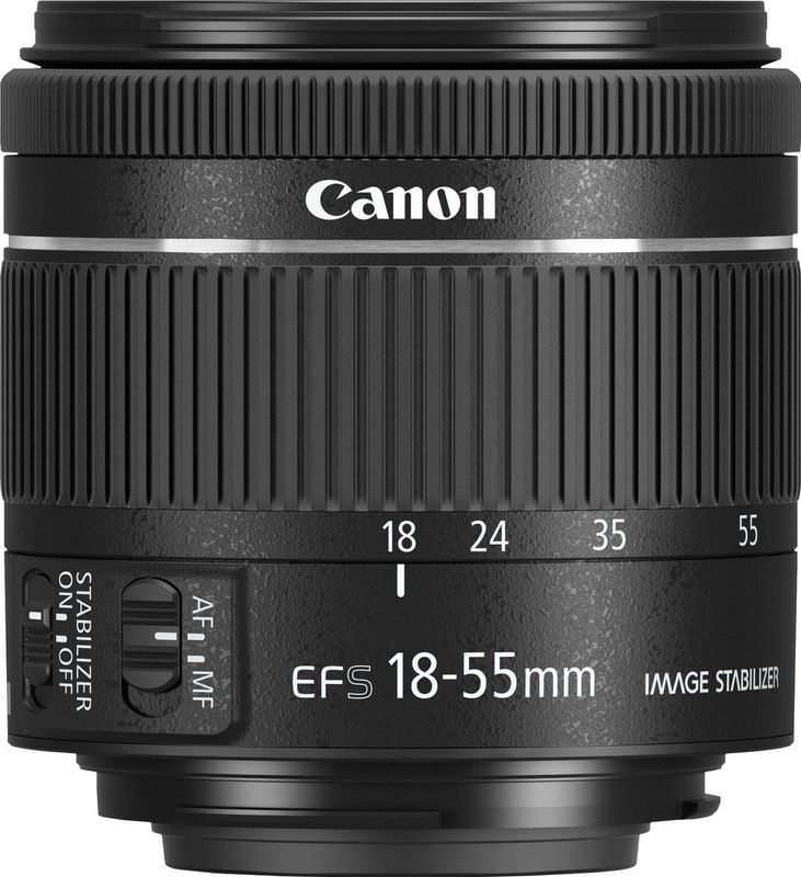 Canon - EF-S 18-55mm - Camera Lens - Zwart - Standaardzoomlens
