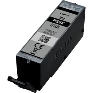 Canon PGI-580PGBK - 11.2 ml - zwart - origineel - inkttank - voor PIXMA TS6251, TS6350, TS6351, TS8251, TS8252, TS8350, TS8351, TS8352, TS9550, TS9551