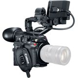 Canon EOS C200 EF-mount Cinema Camera with grip, viewfinder and monitor occasion