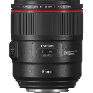 Canon - EF 85mm f/1.4L IS USM - Lens - Zwart - Professionele Telelens