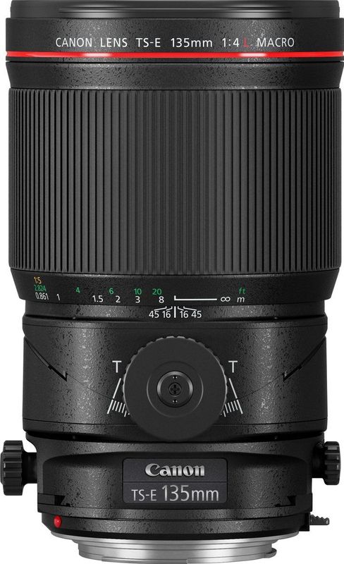 Canon - TS-E 135mm f/4L - Tilt-en-Shift Lens - Zwart - Optische Verstelling