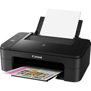 Canon PIXMA TS3150 kleurenprinter multifunctioneel inkjetapparaat DIN A4 (scanner, kopieerapparaat, 4.800 x 1.200 dpi, WLAN, USB, Apple AirPrint, PIXMA cloud link), zwart