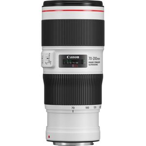 Canon EF 70-200 mm Telezoomlens met F4L IS II USM voor EOS (72 mm filterdraad), cameralens, lichtgrijs/zwart