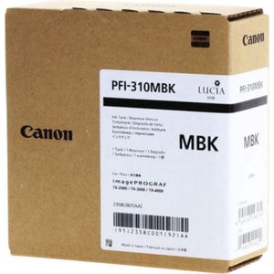 Canon PFI-310MBK inktcartridge mat zwart (origineel)