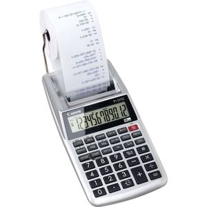 Canon P1-DTSC II EMEA HWB, Desktop, Druckrechner, 12 Ziffern, Wechselstrom/Batterie, Grau