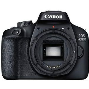 Canon DSLR Camera Behuizing, EOS 4000D, 18 MP, DIGIC 4+, EOS Movie Full HD, Wifi, Zwart