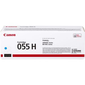 Canon Toner Cartridge 055H C - cyaan - hoog bereik