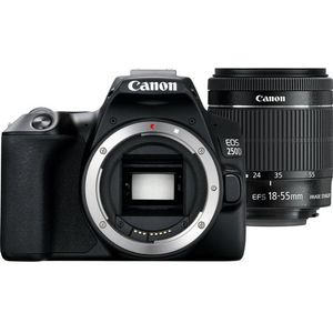 Canon - EOS 250D - Digitale Camera - Zwart - Inclusief EF-S 18-55mm Lens