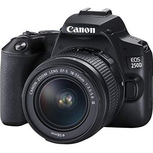 Canon - EOS 250D - Digitale Camera - Zwart - Inclusief EF-S 18-55mm Lens