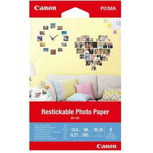 Fotopapier Canon RP-101 verwijderbare fotostickers 10x15cm 5vel