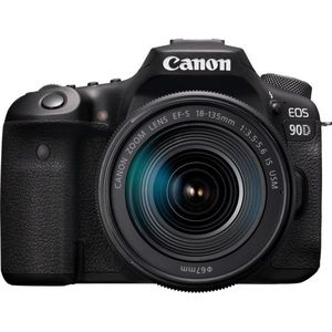 Canon EOS 90D Spiegelreflexcamera - 18-135mm Lens - Zwart