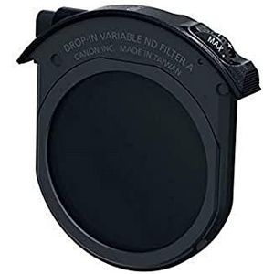 Canon Variabler ND Einsteckfilter A für Bajonettadapter mit Einsteckfilter-Halter (Filter kompatibel mit Canon Kamera EOS R, EOS RP, Drop-In Filter Mount Adapter EF-EOS R), schwarz