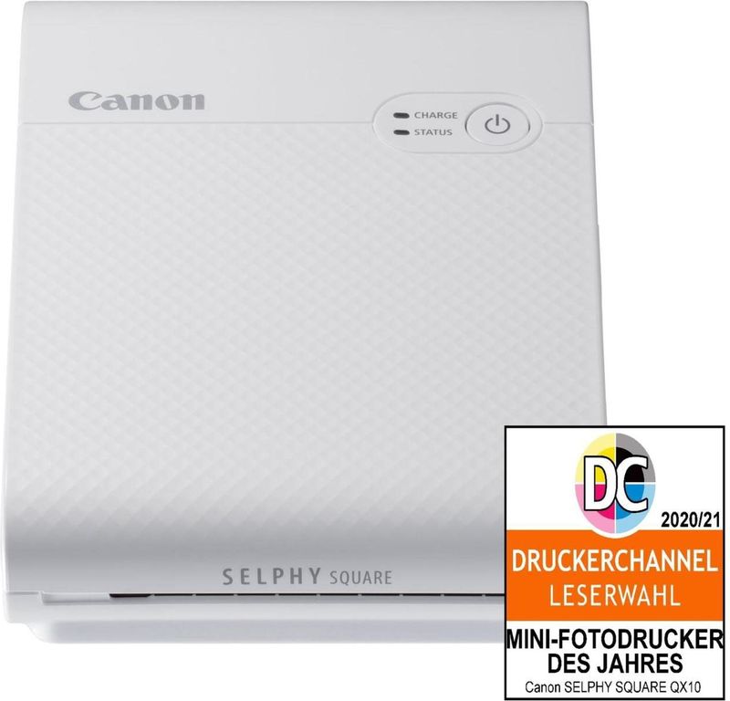 Canon SELPHY Square QX10 - Mobiele fotoprinter - Wit