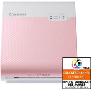 Canon SELPHY Square QX10 -Mobiele Fotoprinter - Roze