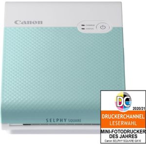 Canon SELPHY SQUARE QX10 - Mobiele Fotoprinter - Mintgroen