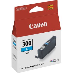 Canon - PFI-300C - Cyaan-inktcartridge - Professionele Inkt voor Gedetailleerde Resultaten