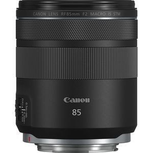 Canon RF 85mm F2 Makro is STM Porträtobjektiv für Canon EOS R Serie (0,5-Fach Makro-Abbildungsmaßstab, 5-Stufen-Bildstabilisator, 9-Lamellen Irisblende, Leiser STM-Motor, Weitwinkelobjektiv) Schwarz