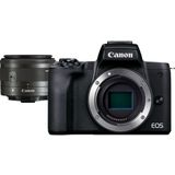 Canon EOS M50 Mark II + M15-45 S EU26 MILC 24,1 MP CMOS 6000 x 4000 Pixels Zwart