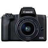 Canon EOS M50 Mark II + M15-45 S EU26 MILC 24,1 MP CMOS 6000 x 4000 Pixels Zwart