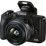 Canon EOS M50 Mark II + M15-45 S EU26 MILC 24,1 MP CMOS 6000 x 4000 Pixels Zwart