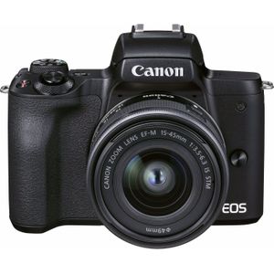 Canon EOS M50 Mark II systeemcamera Zwart + 15-45mm IS STM - Tweedehands