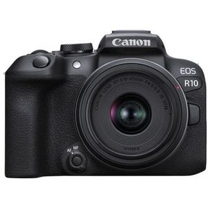 Canon - Eos R10 - Hybride Camera - Zwart - Inclusief Rf-S 18-45 Mm Lens