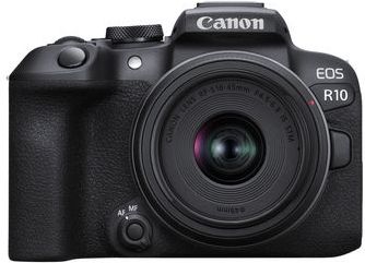 Canon - Eos R10 - Hybride Camera - Zwart - Inclusief Rf-S 18-45 Mm Lens
