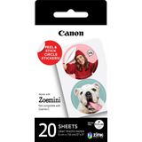Canon ZINK Zelfklevende Cirkel Stickers - Pak van 20 sheets