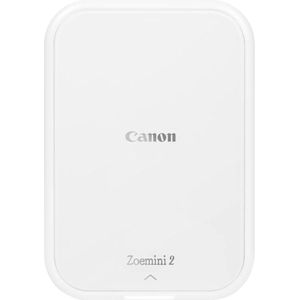 Canon Zoemini 2 mini-fotoprinters – 3 maanden Disney+ gratis – draagbare printset (foto 5 x 7,6 cm, voor smartphone + tablet, batterij) parelwit [+ zink printset 20 + 10