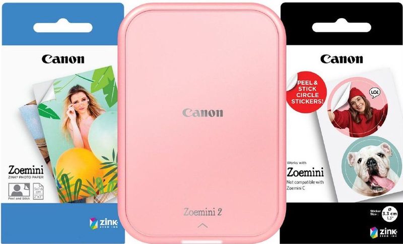 Canon Zoemini 2 (Direct thermisch, Kleur), Printer, Roze