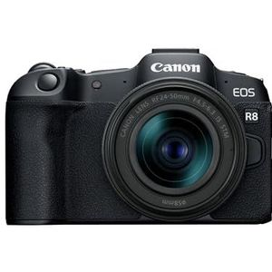 Canon EOS R8 + RF 24-50mm F4.5-6.3 IS STM Kit Systemkamera (RF 24-50mm F4.5-6.3 IS STM, 24,2 MP, Bluetooth, WLAN, verfügbar ab 17.04.23)