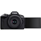 Canon EOS R50 Body + RF-S 18-45 + RF-S 55-210 Systeemcamera