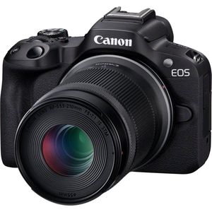 Canon EOS R50 systeemcamera Zwart + RF-S 18-45 IS STM + RF-S 55-210mm f/5-7.1 IS STM