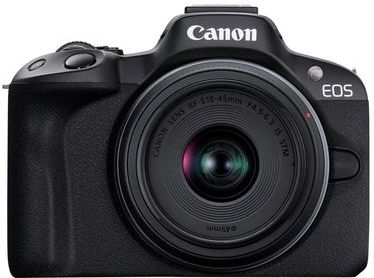 Canon - EOS R50 - Systeemcamera - Zwart - Inclusief RF-S 18-45 mm en 55-210 mm lenzen
