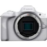 Canon EOS R50 + RF-S 18-45 mm F4.5-6.3 IS STM | 24,2 MP APS-C spiegelloze camera | tot 15 fps Cont.|Dual Pixel CMOS AF II | 4K 30p | Variabel Hoek Display | Bluetooth en WiFi | Wit