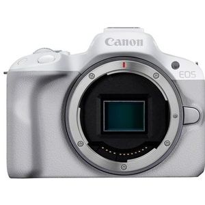 Canon EOS R50, White + RF-S 18-45mm F4.5-6.3 IS STM Kit MILC 24,2 MP CMOS 6000 x 4000 Pixels Wit