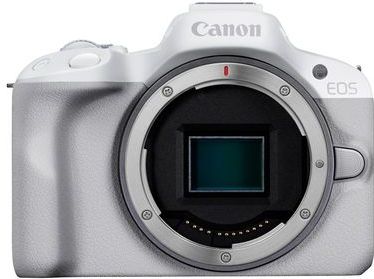 Canon EOS R50, White + RF-S 18-45mm F4.5-6.3 IS STM Kit MILC 24,2 MP CMOS 6000 x 4000 Pixels Wit